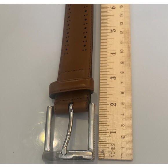 Jos. A. Bank Men’s Belt Italian Genuine Leather  Brown  Size 40 Dress Signature - Picture 10 of 10